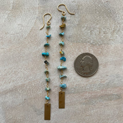 Turquoise Start the Party Earrings