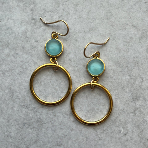 Turquoise Juanita Earrings- One of a Kind