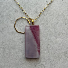 Swirly Purple Rectangle- One of a Kind