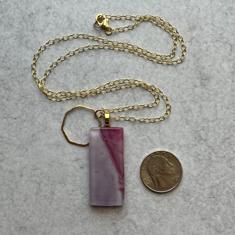 Swirly Purple Rectangle- One of a Kind