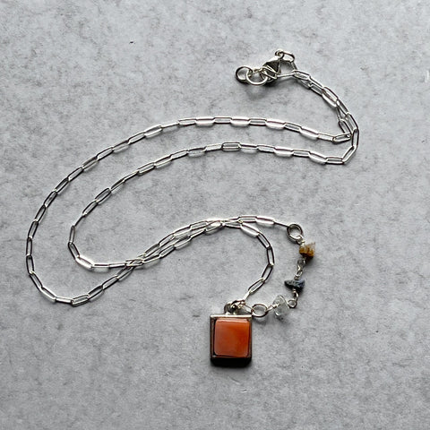 Creamsicle Necklace- One of a Kind