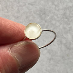 Baby Ring White- size 7