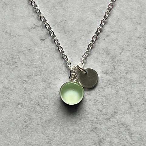 Mint Charm Necklace- One of a Kind