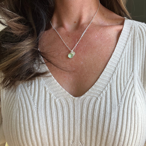 Mint Charm Necklace- One of a Kind