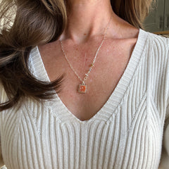 Creamsicle Necklace- One of a Kind