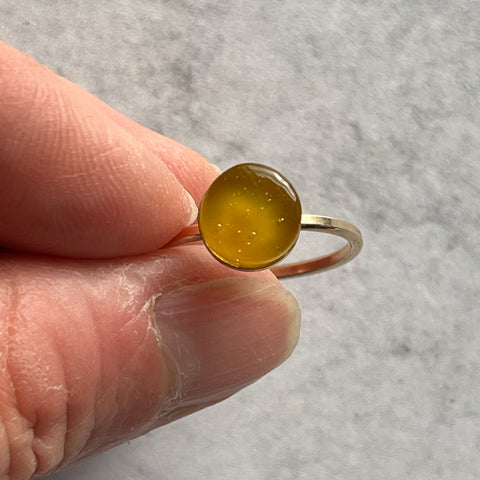 Baby Ring Mustard- size 8