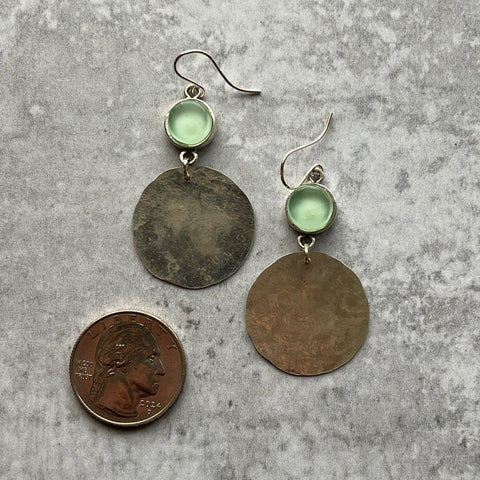 Mint Georgia Earrings- One of a Kind