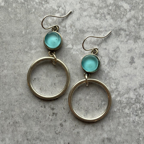 Light Blue Juanita Earrings- One of a Kind