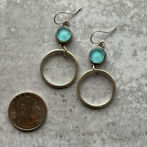 Light Blue Juanita Earrings- One of a Kind