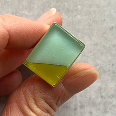 Mint/Mustard Mabel Ring- One of a Kind Size 7