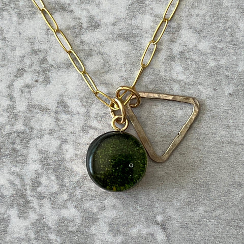 Sparkly Forest Necklace- One of a Kind