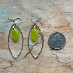Citron Marquise Earrings- One of a Kind