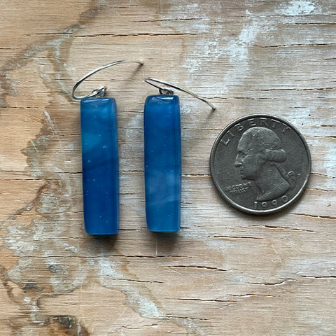 Royal Blue Jordan Earrings- One of a Kind