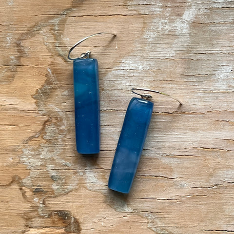 Royal Blue Jordan Earrings- One of a Kind