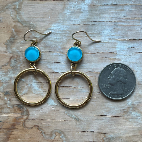 Turquoise Juanita Earrings- One of a kind