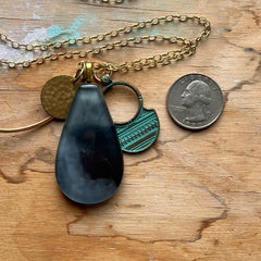 Stormy Charm Necklace- One of a Kind