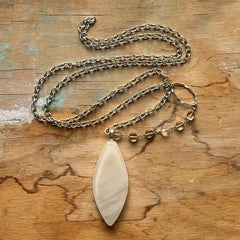 White Diamond Necklace- One of a Kind