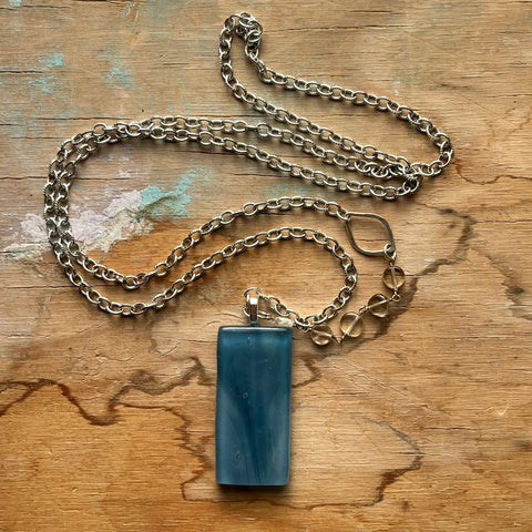 Blue Jean Blue Necklace- One of a Kind