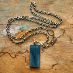 Blue Jean Blue Necklace- One of a Kind