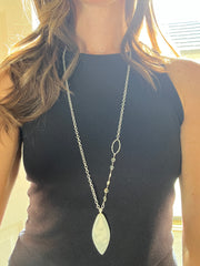 White Diamond Necklace- One of a Kind