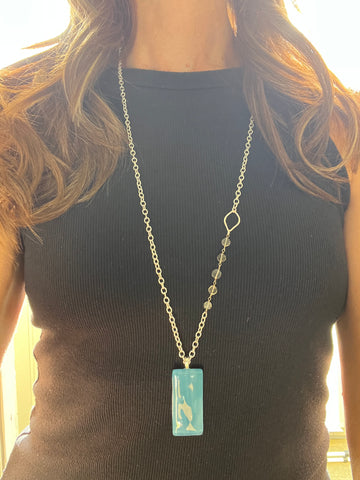 Blue Jean Blue Necklace- One of a Kind