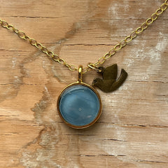 Peace Blue Necklace- One of a Kind