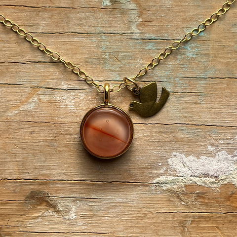 Peace Streak Necklace- One of a Kind