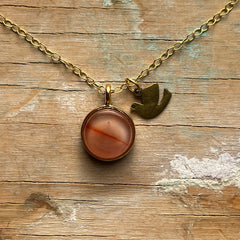 Peace Streak Necklace- One of a Kind