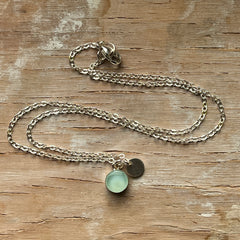 Mint Eraser Necklace- One of a Kind