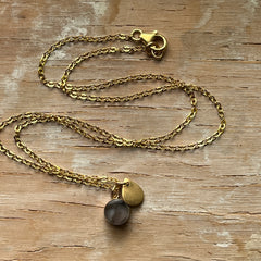 Marble Drop Eraser Necklace- One of a Kind