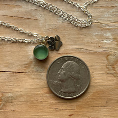 Moss Paw Eraser Necklace- One of a Kind