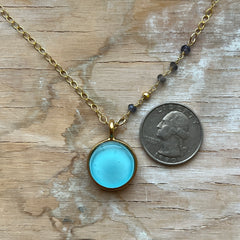 Light Blue Iolite Necklace-2 Available