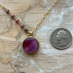 Hot Pink Necklace- One of a Kind