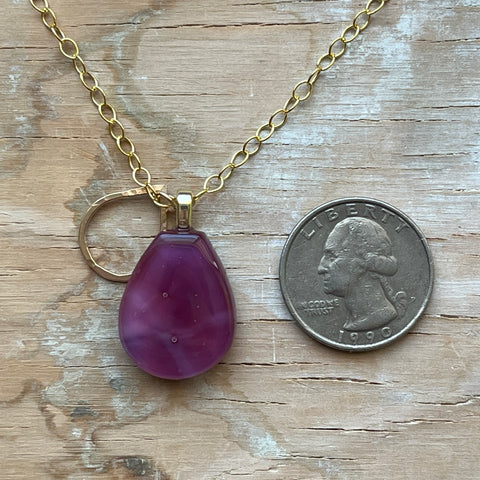 Rose Drop Necklace- One of a Kind