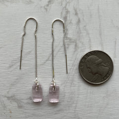 Pink Threader Earrings- One of a Kind