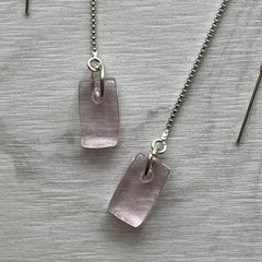 Pink Threader Earrings- One of a Kind