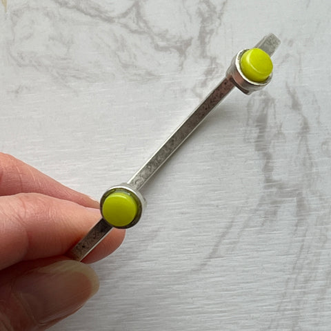 Bright Yellow Carmen Cuff- One of a Kind