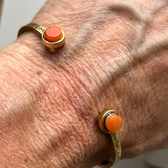 Orange Carmen Cuff- One of a Kind