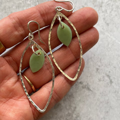 Sterling Marquise Earrings