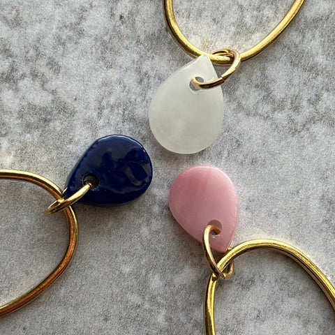 Oval Drop Earrings