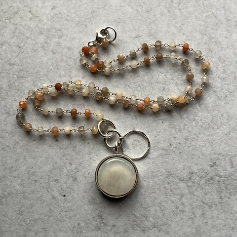 Neutral Moonstone Necklace- One of a Kind
