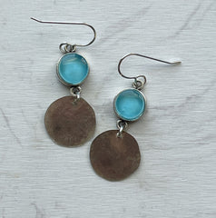 Little Georgia Earrings- Light Blue