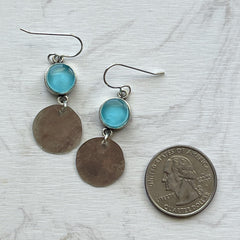 Little Georgia Earrings- Light Blue