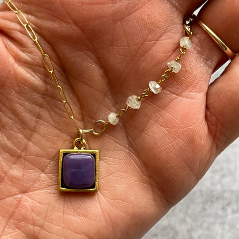 Purple Ivy Necklace- One of a Kind