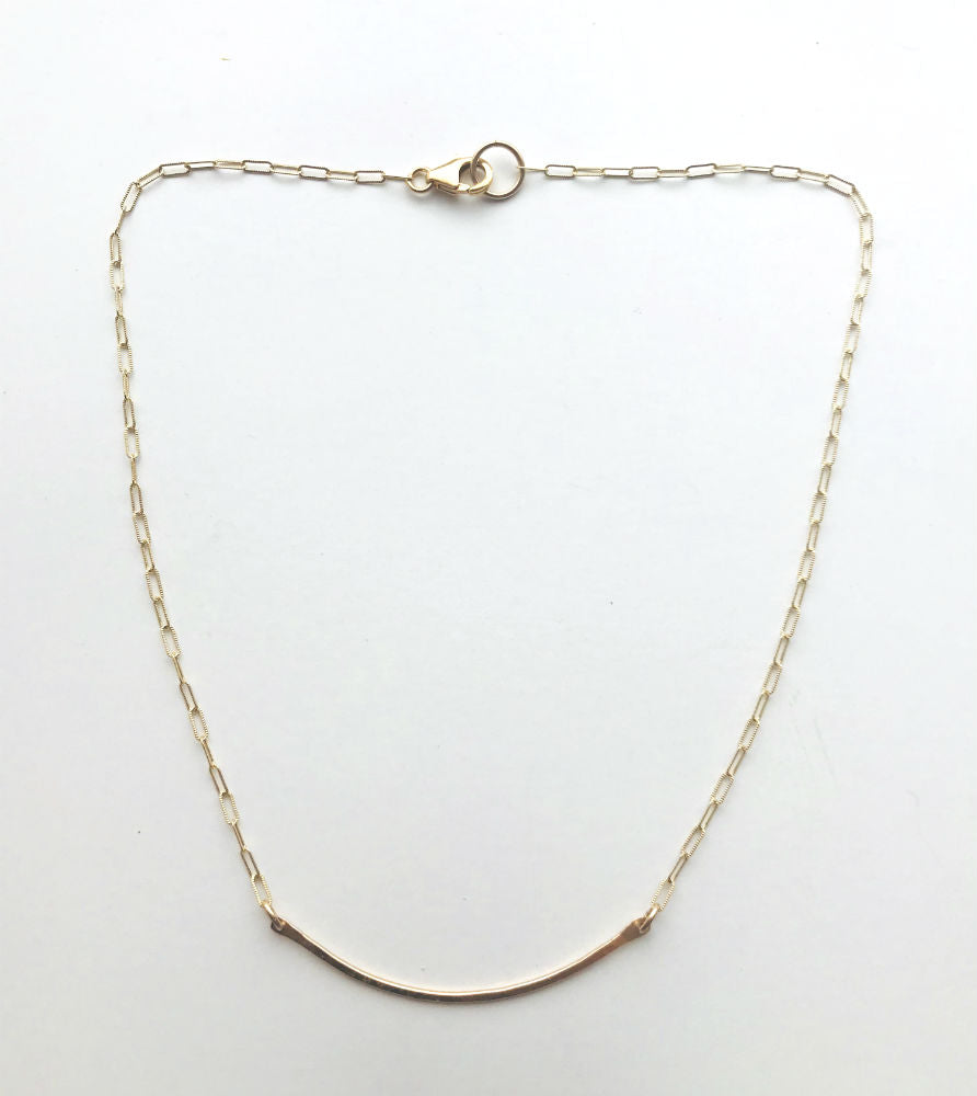 Louisiana Gold / Silver Bar Necklace –